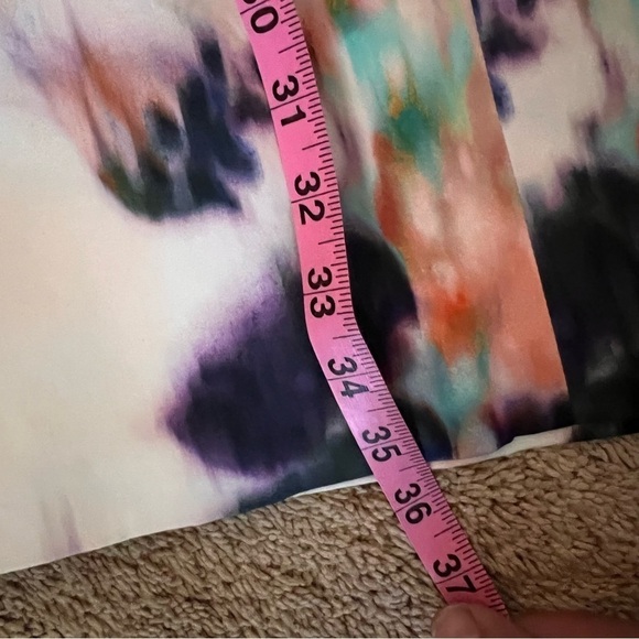 Elie Tahari Watercolor Bodycon Lined Mini Dress Size 6 - Picture 15 of 16